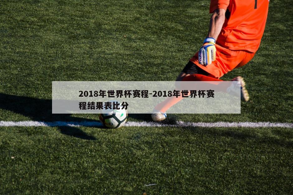 2018年世界杯赛程-2018年世界杯赛程结果表比分
