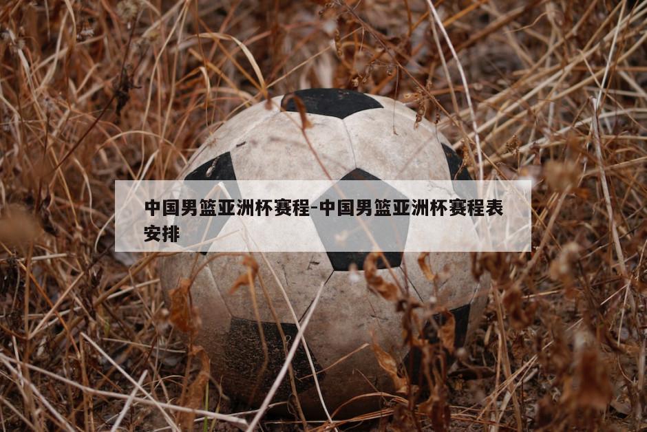 中国男篮亚洲杯赛程-中国男篮亚洲杯赛程表安排